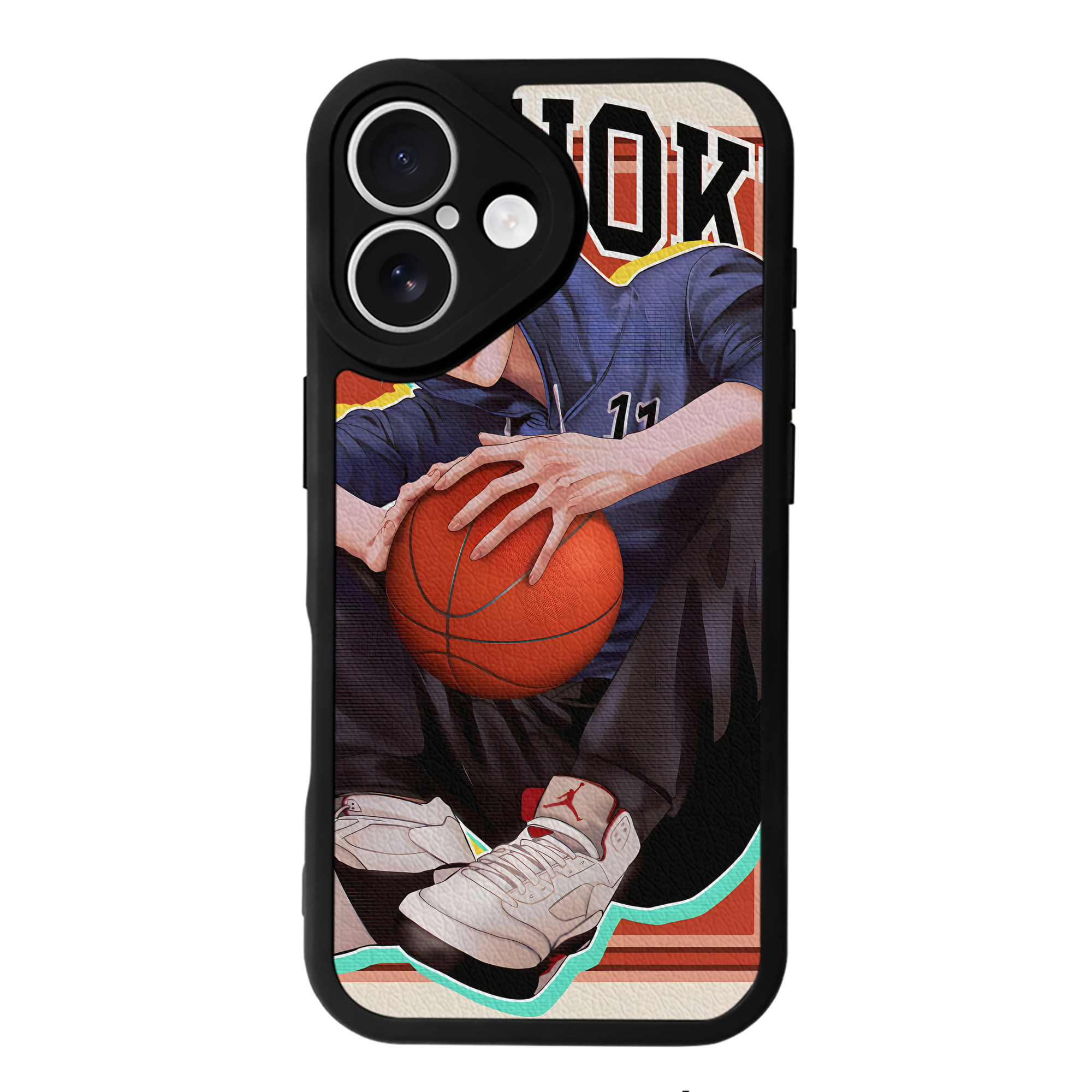 （画像用） SLAM DUNK／スラムダンク 【iPhone 16シリーズ対応】シリコンスマホケース（レザー調） 材質：シリコン